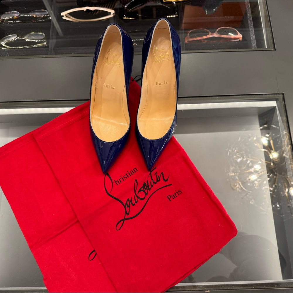 Christian Louboutin Navy Heels